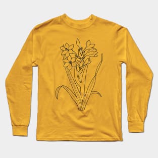 White gladiolus Long Sleeve T-Shirt